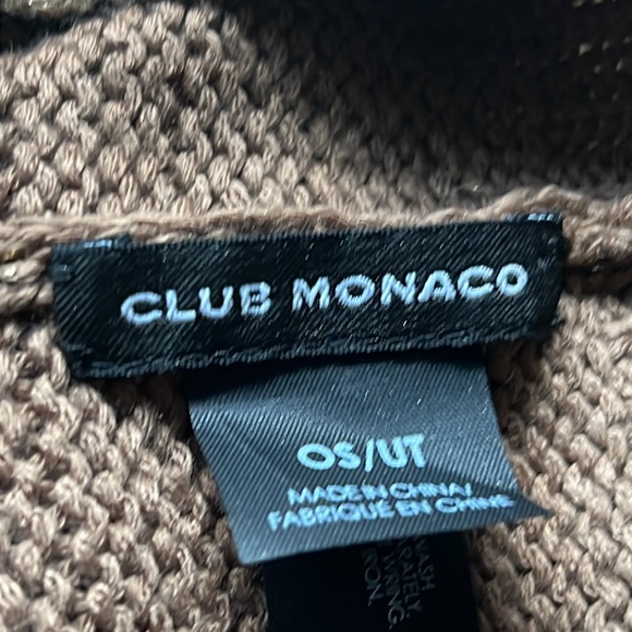Club Monaco Gold Knitted Scarf - Picture 2 of 6